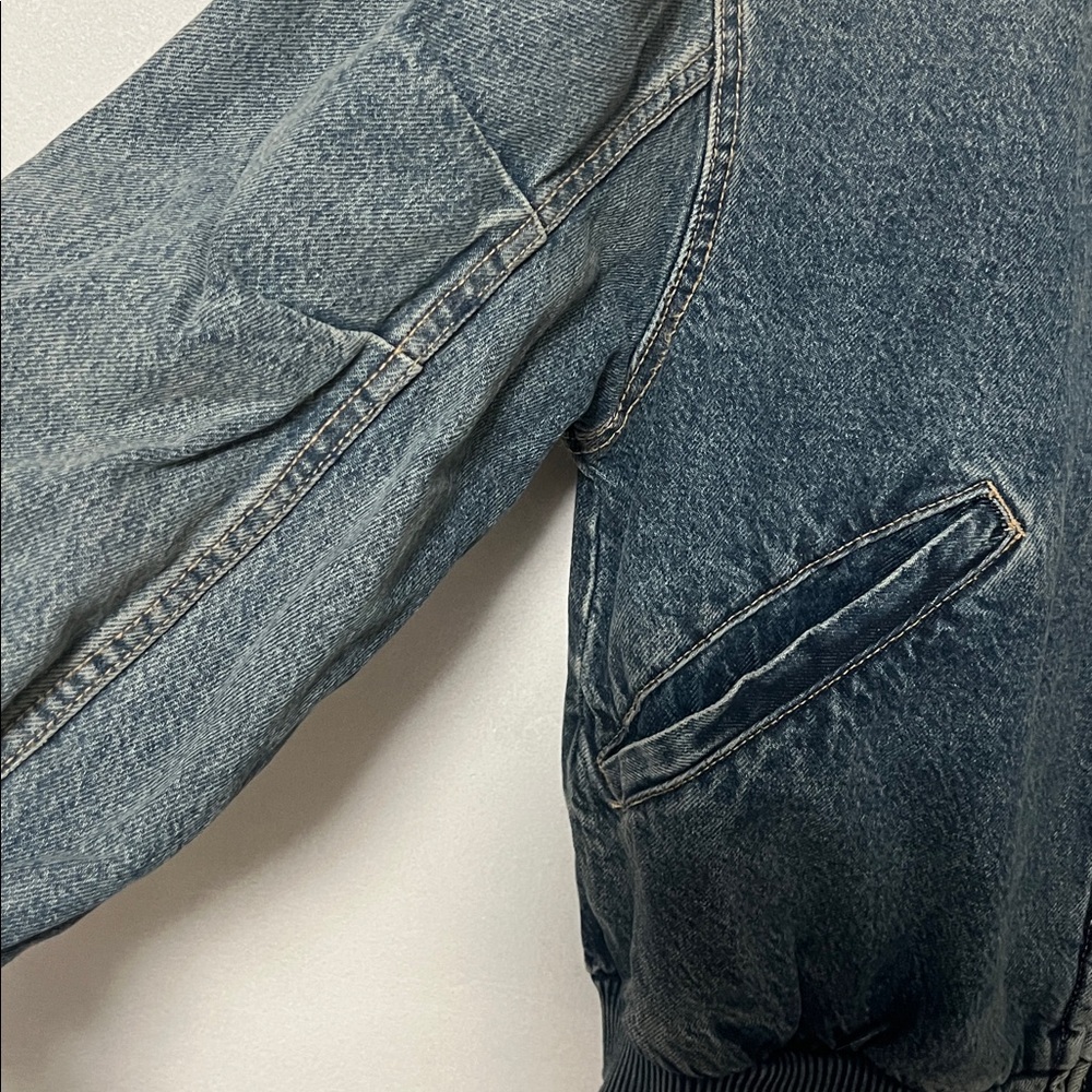 Zara Blue Denim Jacket - Picture 2 of 12